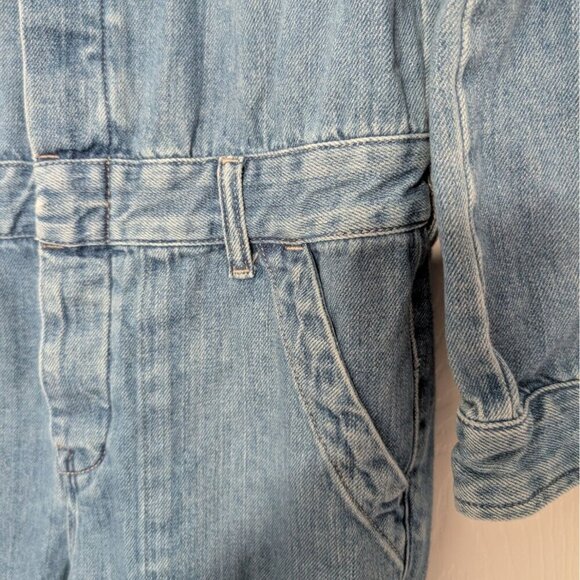 Everlane The Denim Coverall Womens Size Small Blue Long Sleeve Jean Jumpsuit - Picture 3 of 11